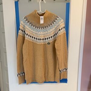 NWT Fair Isle Cotton Knit Sweater